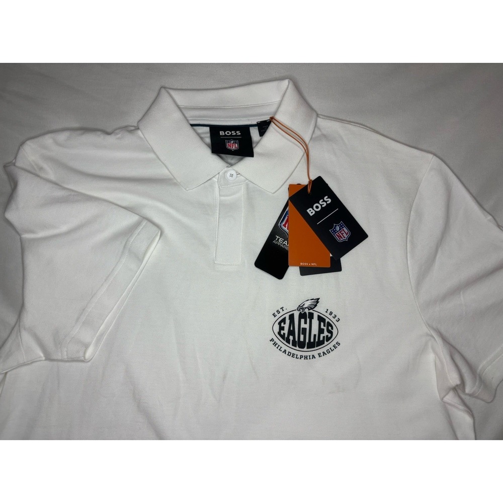 BOSS x NFL PHILADELPHIA EAGLES POLO SHIRT MENS SIZE XL RARE CAPSULE PREPPY NWT
